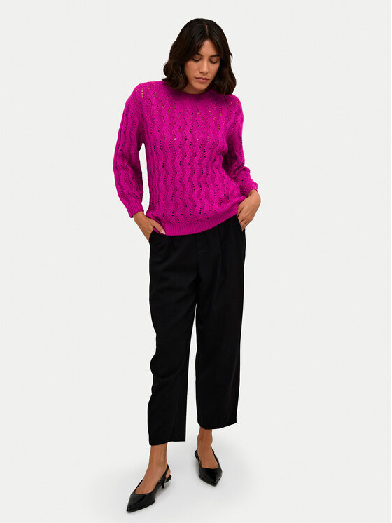 Kaffe Kaffe Пуловер Lena 10508807 Розов Regular Fit