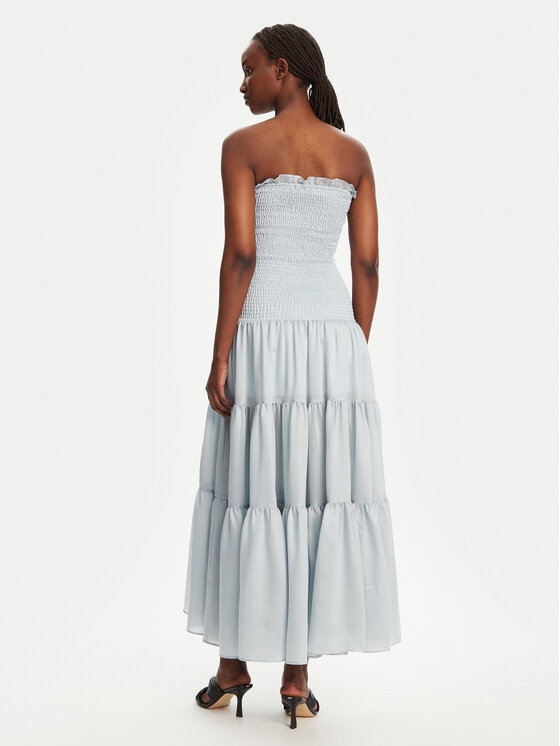 Eleh Eleh Abito da sera ESS250137 Celeste Regular Fit