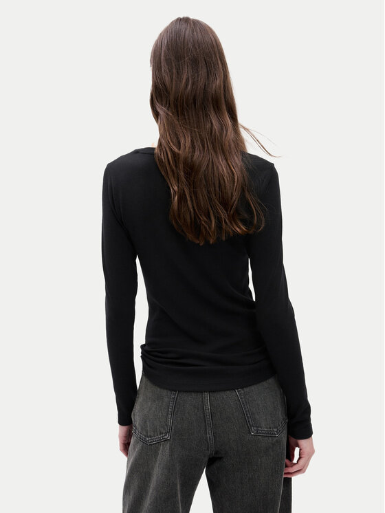 Gap Gap Μπλουζάκι 540609-03 Μαύρο Slim Fit