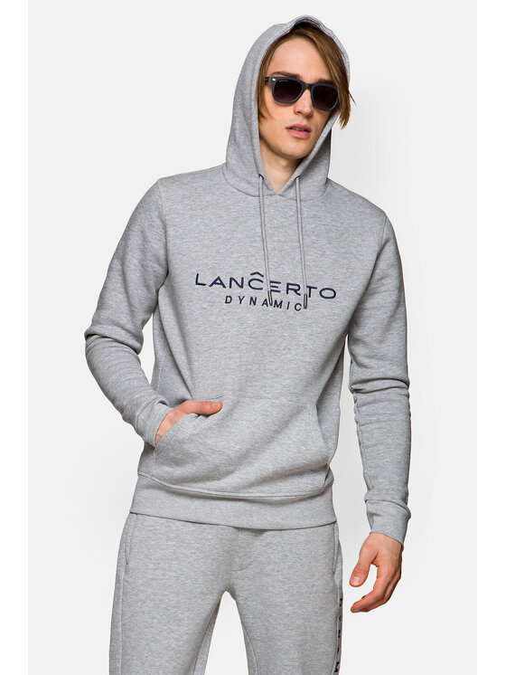 Lancerto Lancerto Bluza Avery Szary Regular Fit
