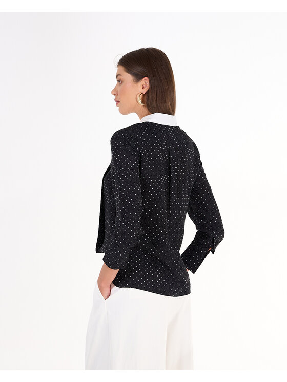 Castellani Castellani Koszula Corsica Czarny Regular Fit