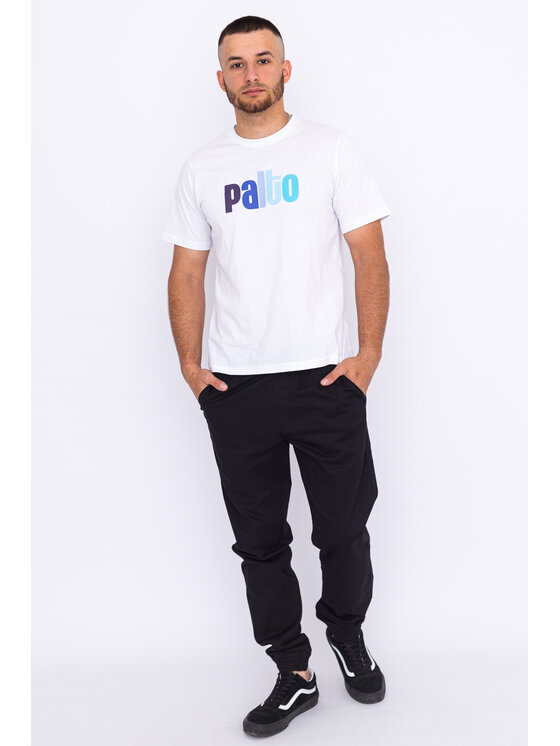 Palto Palto Spodnie materiałowe Jogger Czarny Regular Fit
