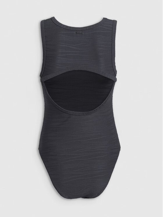 4F 4F κορμάκι 4FWSS25TBODF005-20S Μαύρο Slim Fit