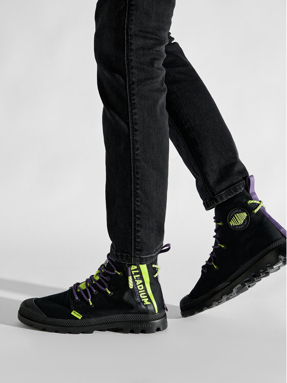 Palladium Palladium Trapery Pampa Lite Lace It 78353-099-M Czarny