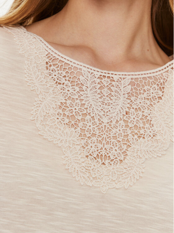 JDY JDY T-särk Dodo 15296235 Beež Regular Fit