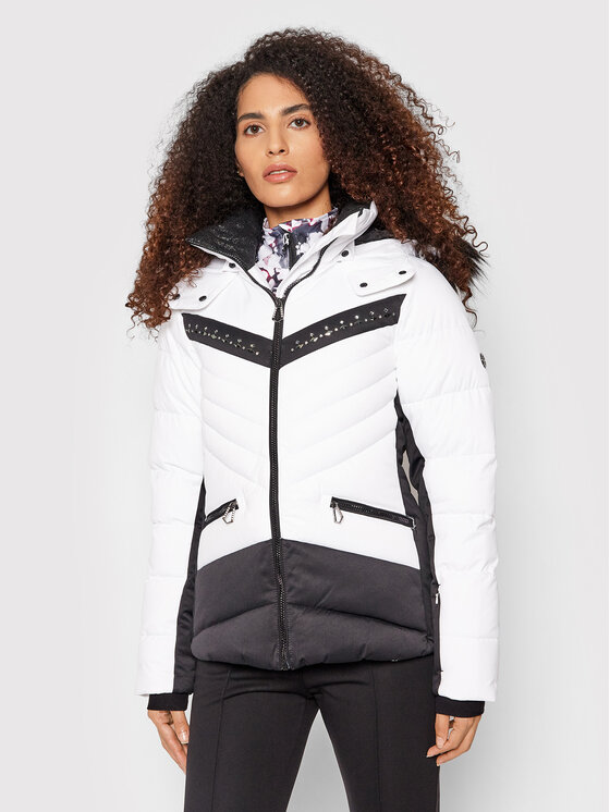 Dare2B Dare2B Лижна куртка Bejewel II DWP515 Білий Slim Fit