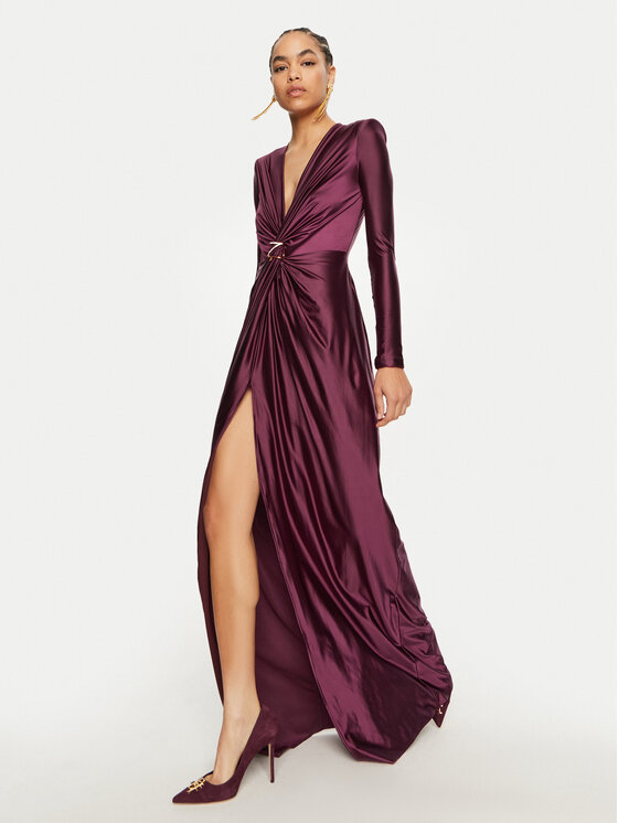 Elisabetta Franchi Elisabetta Franchi Abendkleid AB-729-47E2-V700 Dunkelrot Regular Fit