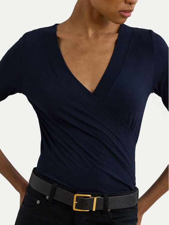 LAUREN RALPH LAUREN LAUREN RALPH LAUREN Bluza 200824366023 Mornarsko modra Slim Fit