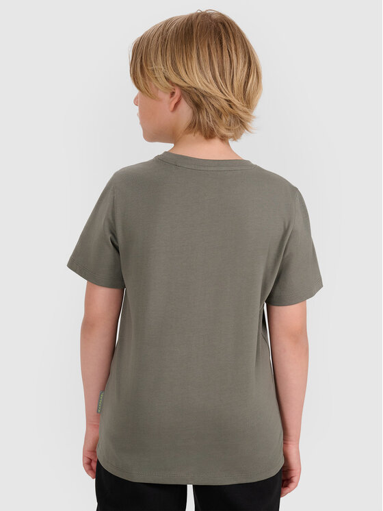 4F 4F T-Shirt URBAN COMMUTER Szary ciemny Regular Fit