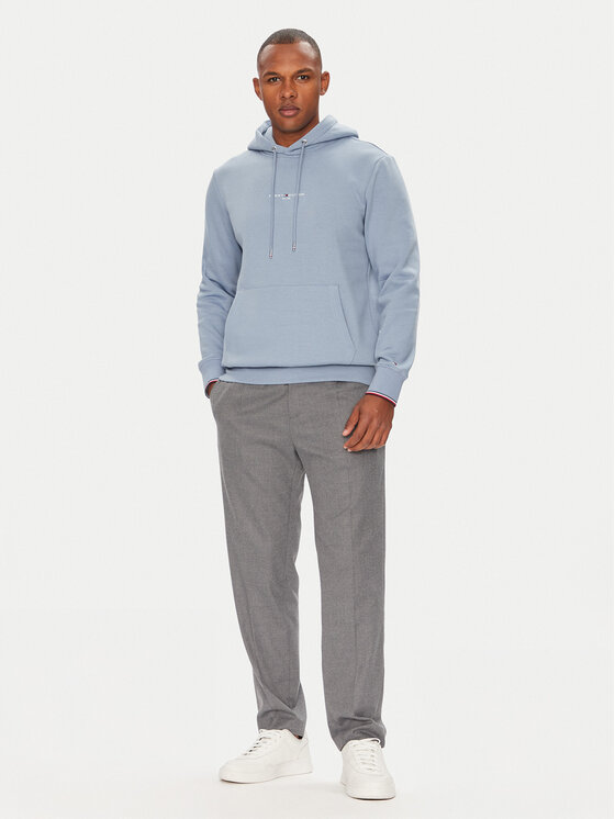 Tommy Hilfiger Tommy Hilfiger Світшот Logo MW0MW32673 Голубий Regular Fit