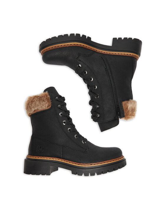 Rieker Rieker Schnürschuhe CEO-72630-00 Schwarz