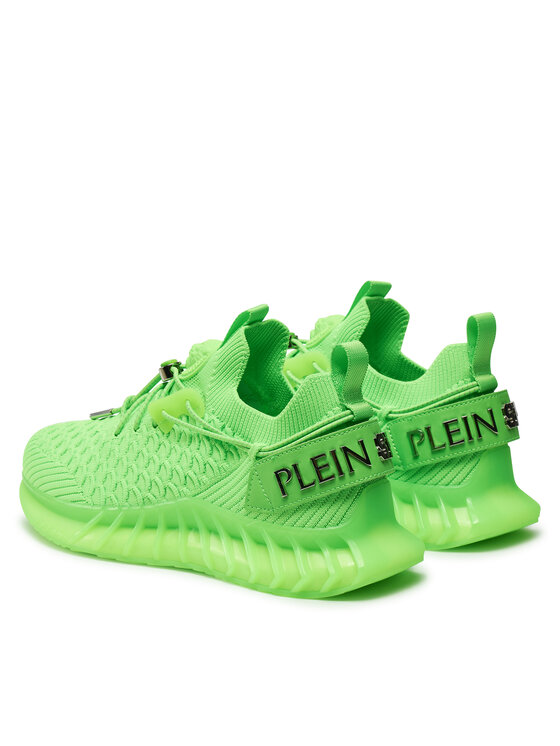 Plein Sport Plein Sport Sneakersy SADS USC0520 STE003N Zielony