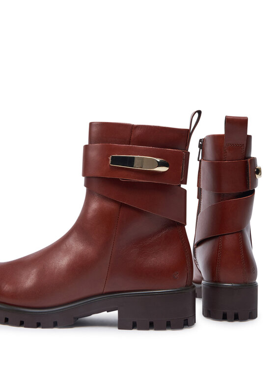 ECCO ECCO Polokozačky Modtray W 49019301053 Hnědá