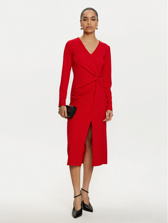 Joseph Ribkoff Joseph Ribkoff Koktel haljina 243308 Crvena Slim Fit