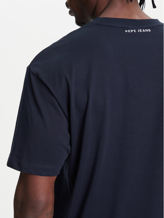 Pepe Jeans Pepe Jeans T-krekls Red Bull Racing History RM500020 Tumši zils Regular Fit