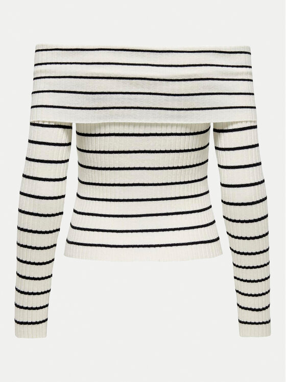 JDY JDY Μπλουζάκι Liva 15336133 Εκρού Slim Fit