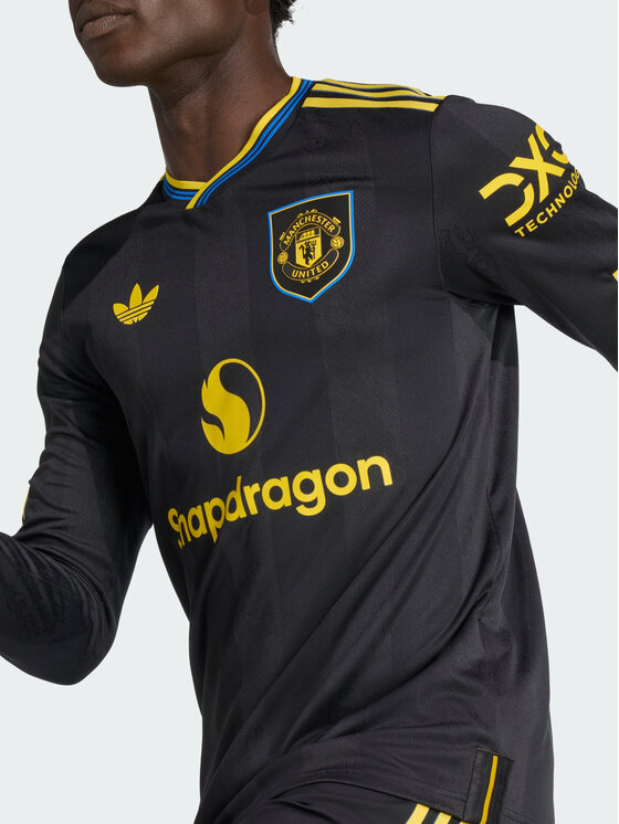 adidas adidas Koszulka techniczna Manchester United Czarny Slim Fit