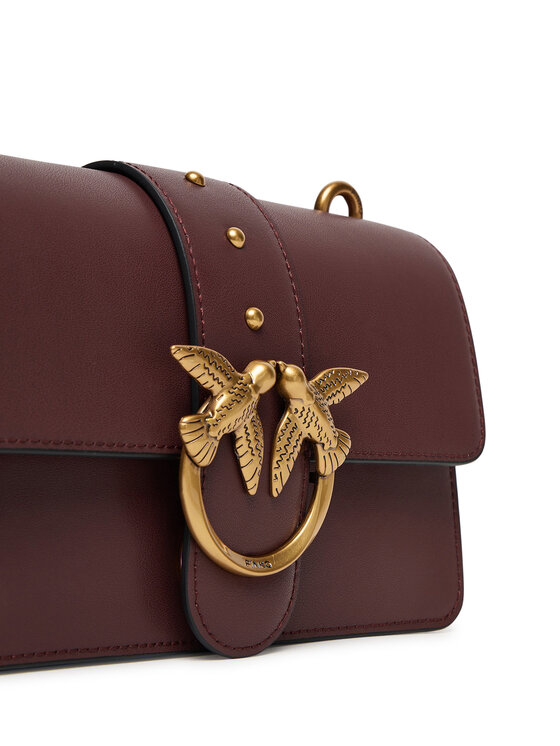 PINKO PINKO Сумка Love One Mini ST.CL Al 25-26 PLTT 105856 A0F1 Бордовий