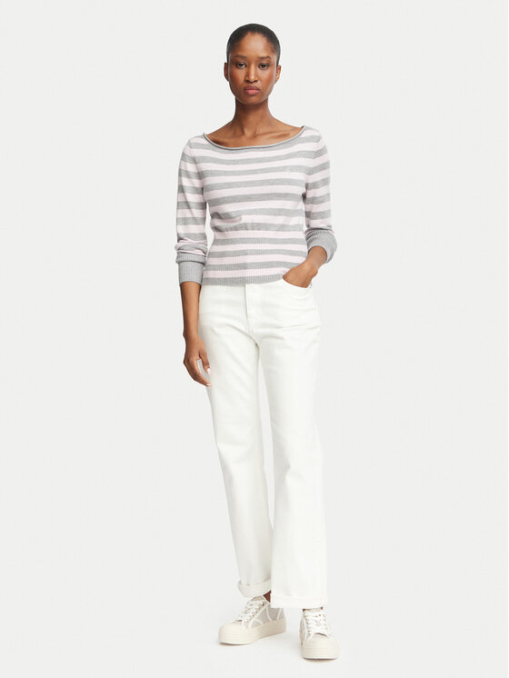 Guess Jeans Guess Jeans Пуловер W6BR66 Z1616 Сив Slim Fit