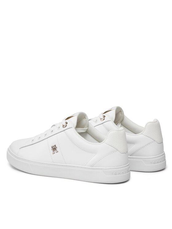 Tommy Hilfiger Tommy Hilfiger Sneakers Essential Elevated Court Sneaker FW0FW07685 Weiß