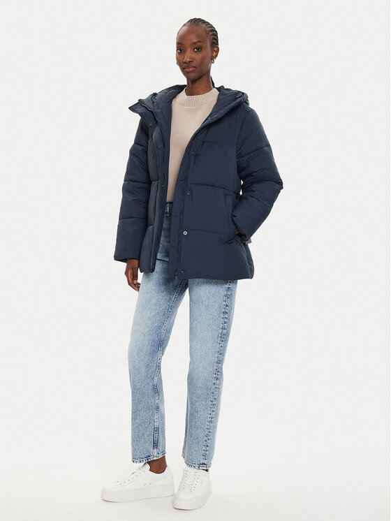 Calvin Klein Jeans Calvin Klein Jeans Зимно яке J20J224107 Тъмносин Relaxed Fit