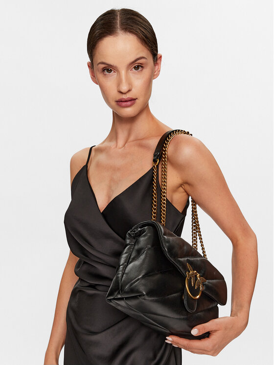 PINKO Pinko Ročna torba Love Classic Puff Cl AI 23-24 PLTT 100038 A0F2 Črna