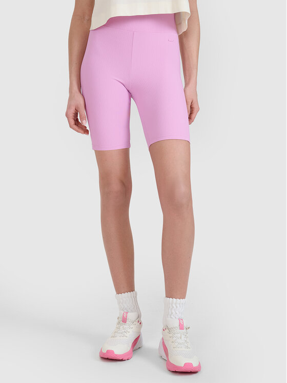 4F 4F Szorty sportowe MIDSHOP TEXTILE Różowy Slim Fit