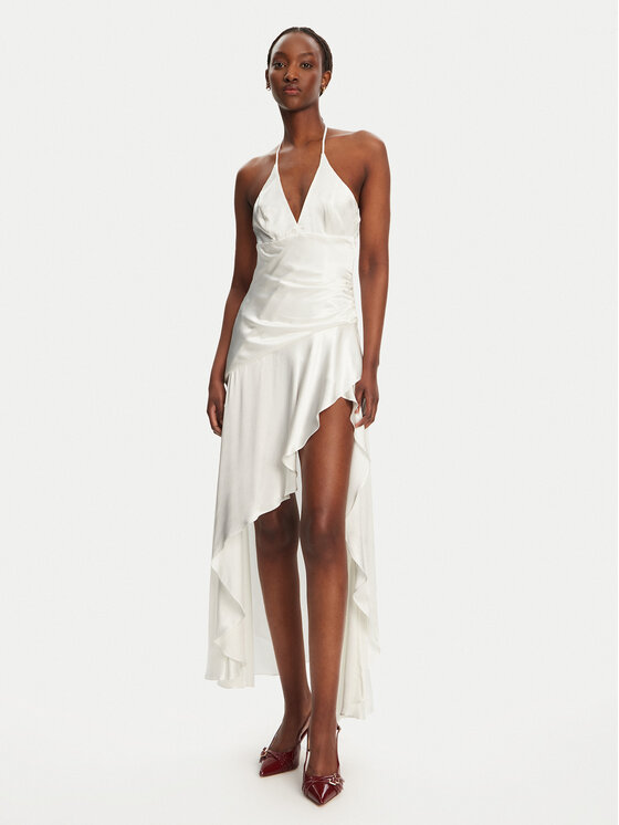 Bardot Bardot Sukienka koktajlowa Sorella 59797DB Biały Regular Fit