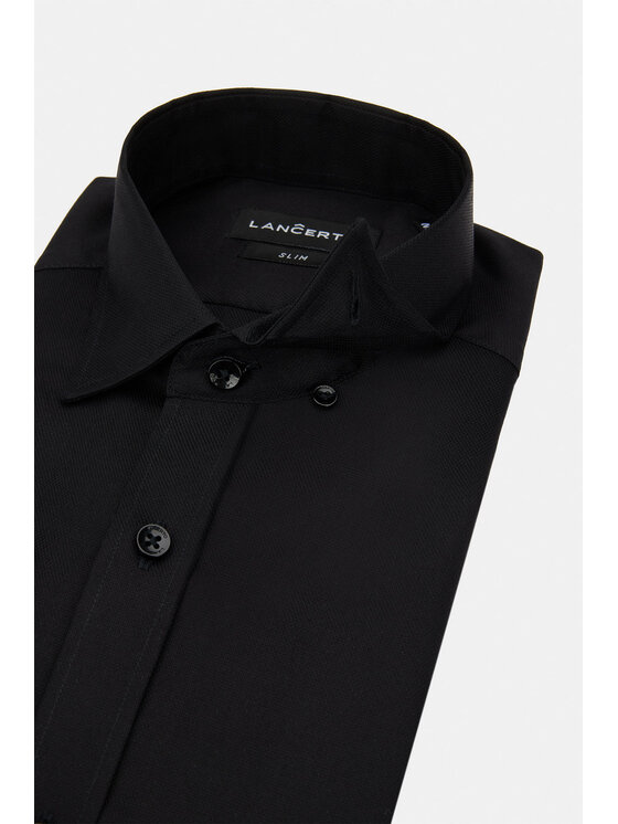Lancerto Lancerto Koszula Jackie KO073123000048 Czarny Slim Fit