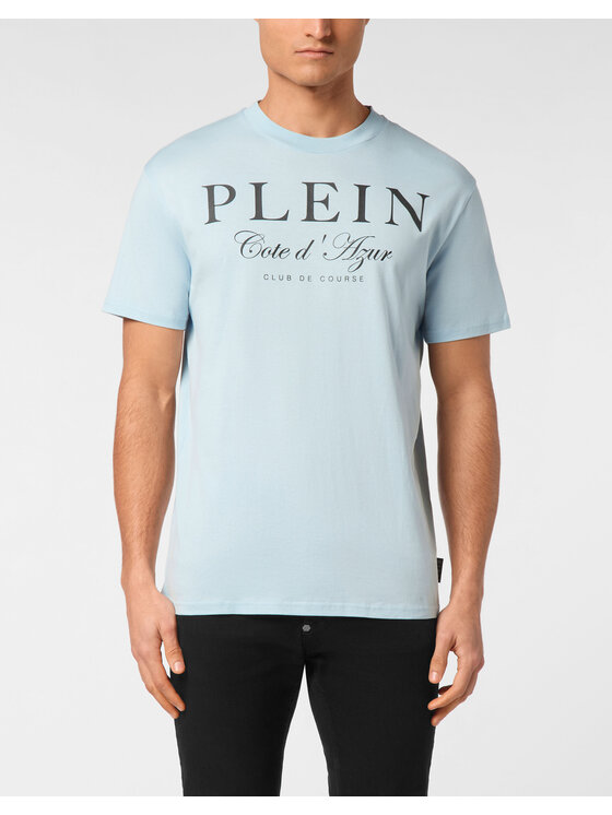 PHILIPP PLEIN PHILIPP PLEIN T-Shirt 24699 Světle modrá Regular Fit