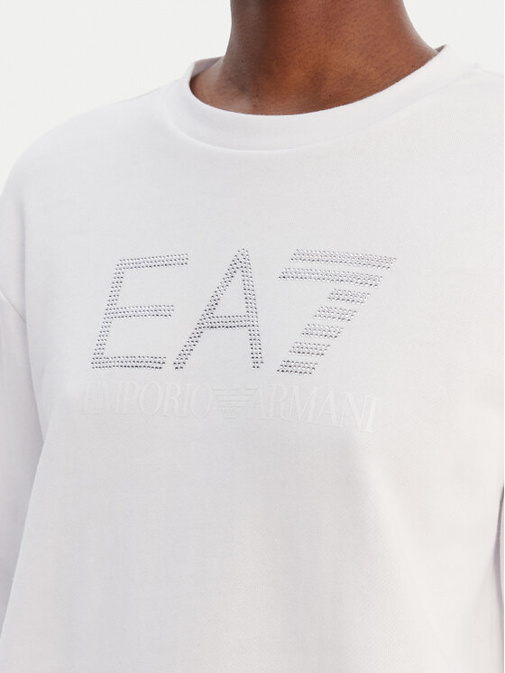 EA7 Emporio Armani EA7 Emporio Armani Bluza 7W000953 AF15831 U0002 Biały Regular Fit