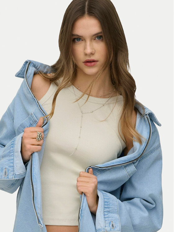 ONLY ONLY Top Val 15371705 Béžová Regular Fit
