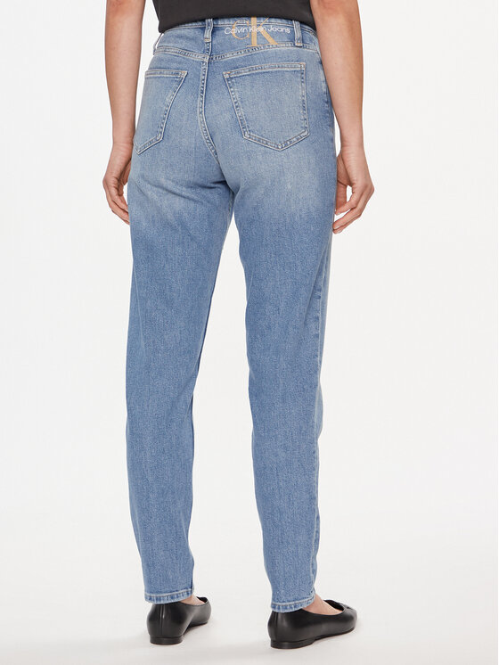 Calvin Klein Jeans Calvin Klein Jeans Džinsi J20J222764 Zils Mom Fit