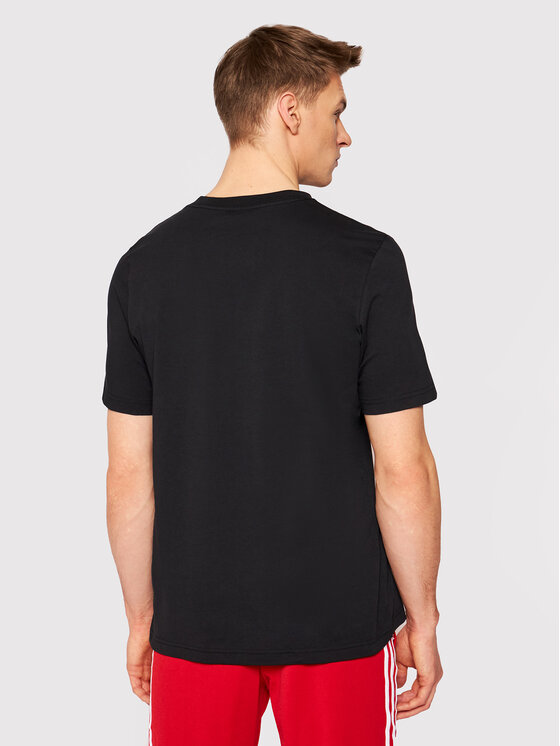 adidas T Shirt Loungewear adicolor Essentials Trefoil Tee GN3416 Schwarz Regular Fit Modivo