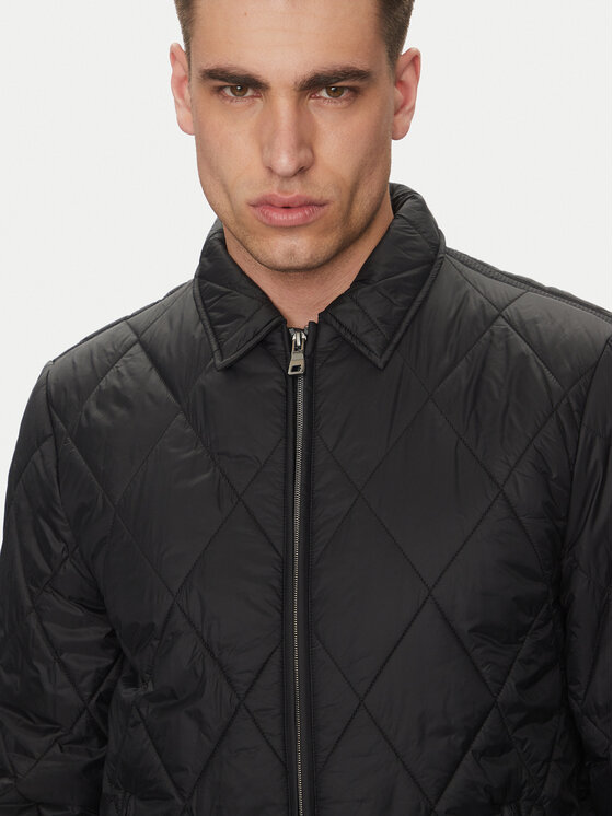 Geox Geox Kevad-sügis jope Decio M5522S T3132 F9000 Must Regular Fit
