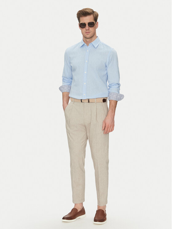 JOOP! Jeans JOOP! Jeans Koszula 15 JJSH-92Hanson2K-W 30045977 Błękitny Regular Fit