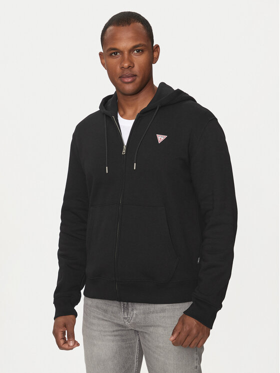 Pánská Mikina Guess Jeans, Velikost:XXL, Barva: Černá, M4YQ28 K9V31