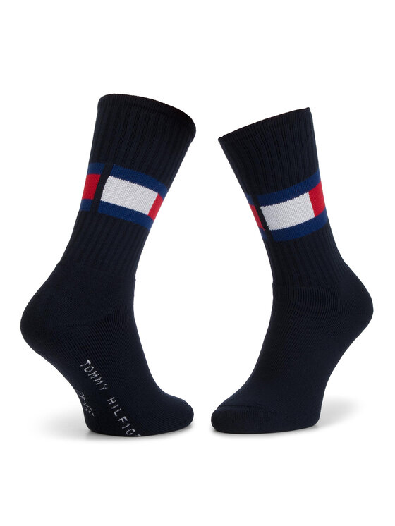 Tommy Hilfiger Tommy Hilfiger Kõrged unisex sokid 481985001 Tumesinine