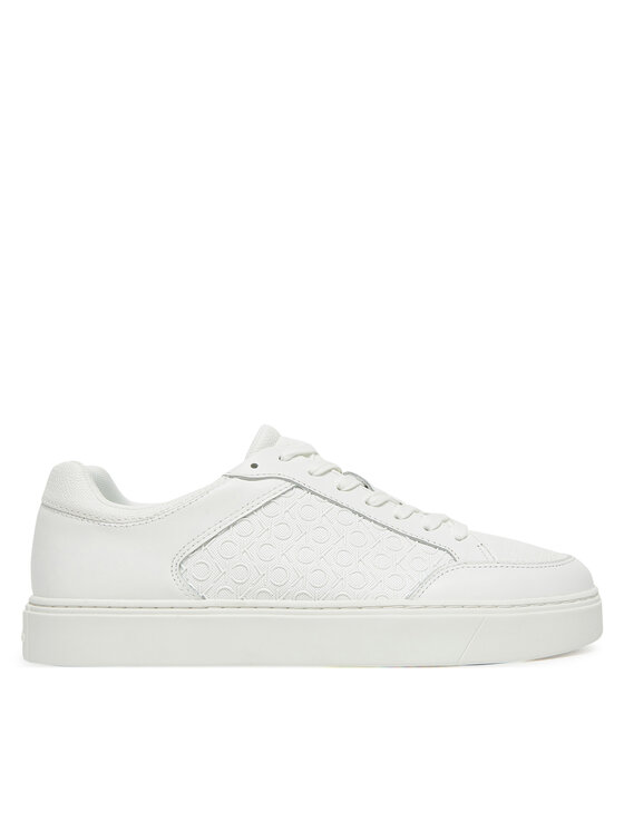 Calvin Klein Calvin Klein Sneakersy Clean Cup Low Laceup Mono HM0HM01899 Biały