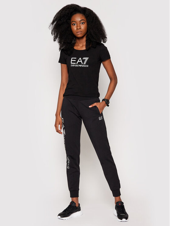 T-shirt 8NTT63 TJ12Z 1200 Nero Slim Fit