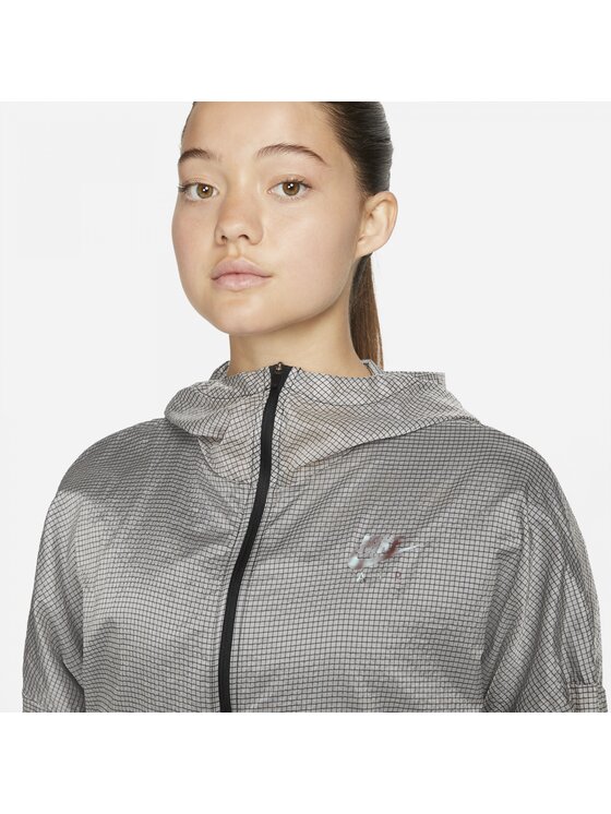 Nike Nike Kurtka do biegania Air Szary Regular Fit