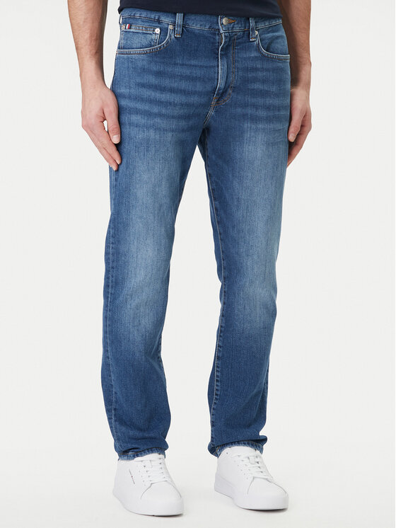 Tommy Hilfiger Blugi Denton MW0MW42317 Albastru Slim Fit