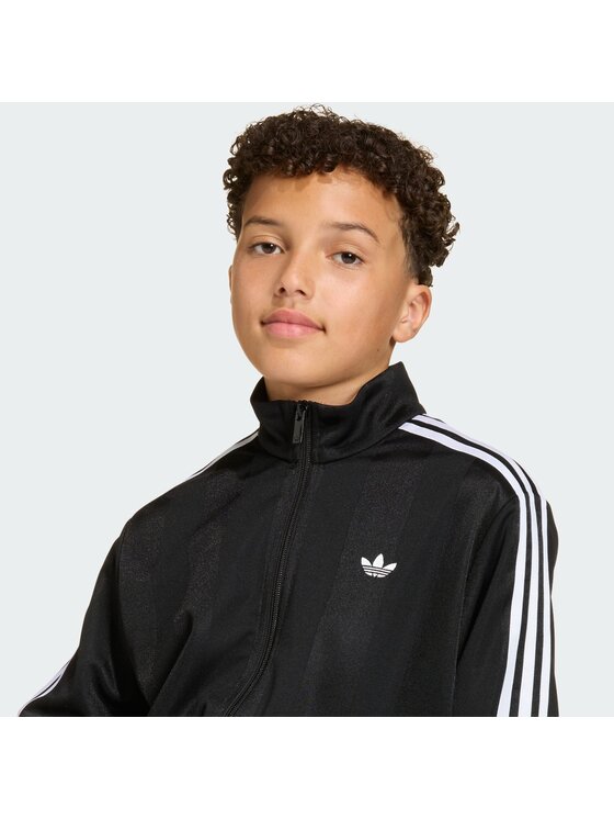 adidas adidas Суитшърт Firebird Jacquard KC6845 Черен Loose Fit