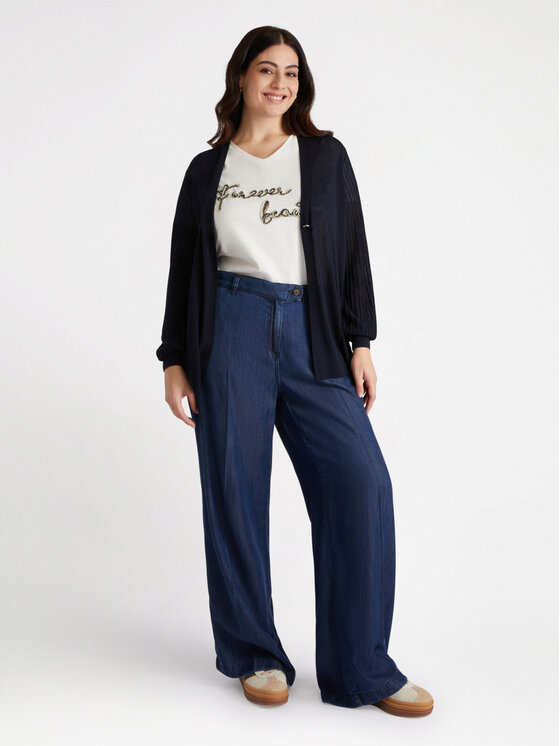 Fiorella Rubino Fiorella Rubino Cardigan M573L007945N034 Blu Regular Fit