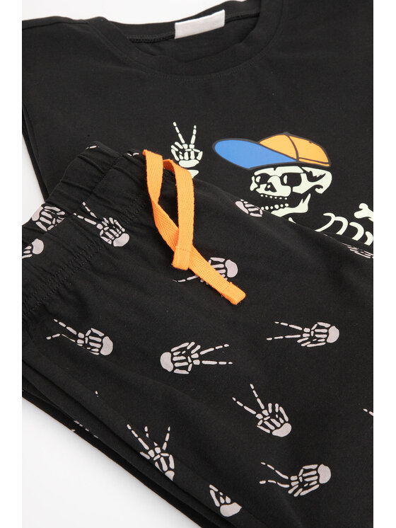 Coccodrillo Coccodrillo Piżama ZC3448127PJS-021 Czarny Regular Fit