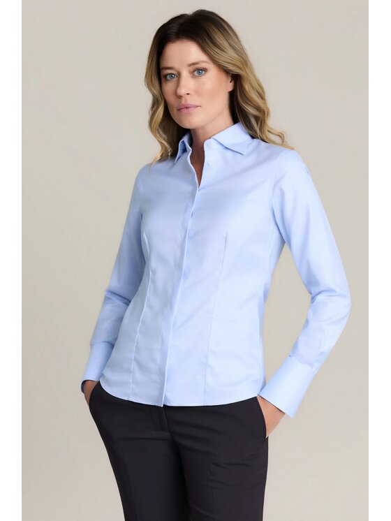 Lancerto Lancerto Koszula Asmara Regular KO073226000017 Niebieski Regular Fit