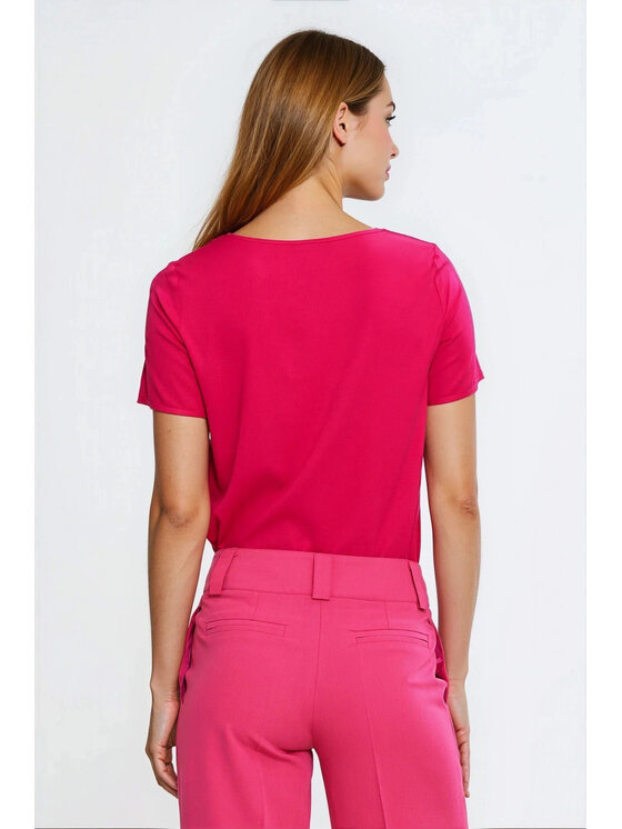 NIFE NIFE Halenka B215 Růžová Regular Fit
