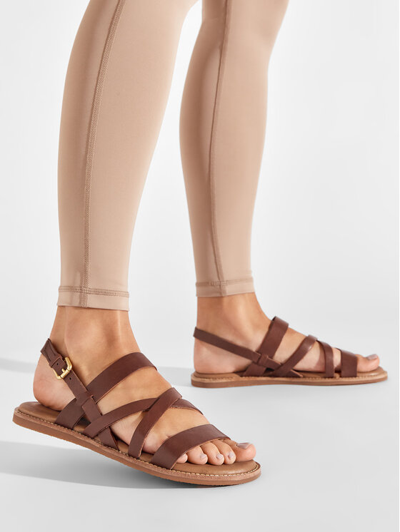 Clarks Clarks Basutės Karsea Sun 261660184 Ruda