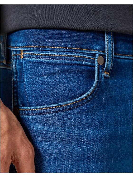 Wrangler Wrangler Jeansy Larston Niebieski Slim Fit