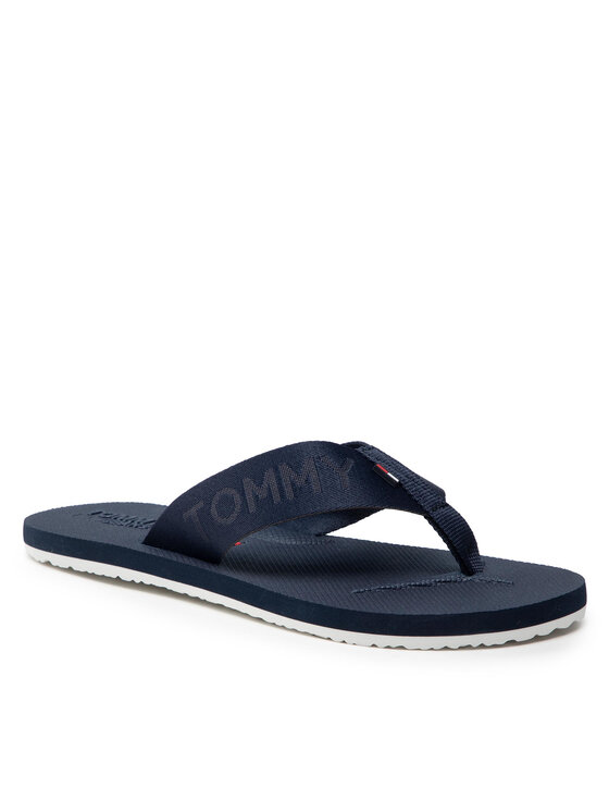 Tommy Jeans Flip flop Comfort Footbed Beach Sandal EM0EM01001 Bleumarin